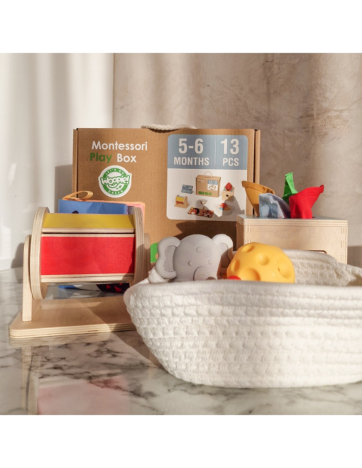 WOOPIE GREEN XXL Montessori edukacinė sensorinė dėžė 6 viename