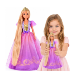 WOOPIE Lily princesė su aksesuarais ir ilga šukuosena