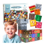 WOOPIE magnetiniai kubeliai CUBE BUILDING BLOCK