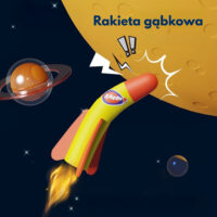 WOOPIE piankinių raketų šaudykla su dviguba pompa ir šviečiančiomis raketomis