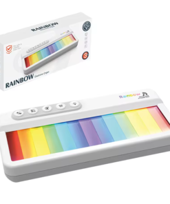 WOOPIE „Rainbow Touch“ pianinas su foniniu apšvietimu ir mokymosi režimu