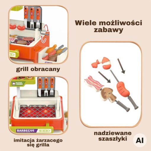 Woopie BBQ grilio vežimėlis vaikams