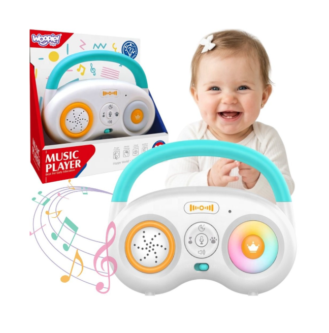 Woopie Baby interaktyvus muzikinis grotuvas su šviesomis