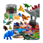 Woopie dinozaurų figūrėlių rinkinys 34 el. su augalais