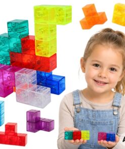 Woopie edukacinis magnetinis tetris dėlionė vaikams