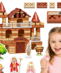 Woopie konstruktorius „Miniatiūrinių plytų pilis“ 3‑in‑1