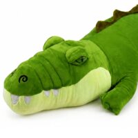 Žalias pliušinis krokodilas 70 cm