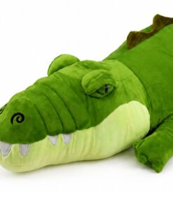 Žalias pliušinis krokodilas 70 cm