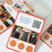 ABĖCĖ kortelės „Rinkis ir sužinok. Aplink mane“