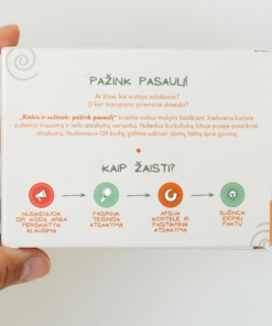 ABĖCĖ kortelės „Rinkis ir sužinok. Pažink pasaulį“