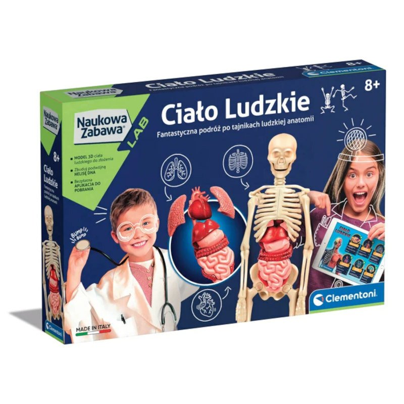 žmogaus kūno anatomijos laboratorija vaikams