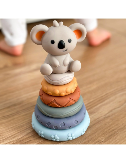 „WOOPIE BABY“ minkšti guminiai sensoriniai blokeliai – 3 viename meškiukų rinkinys