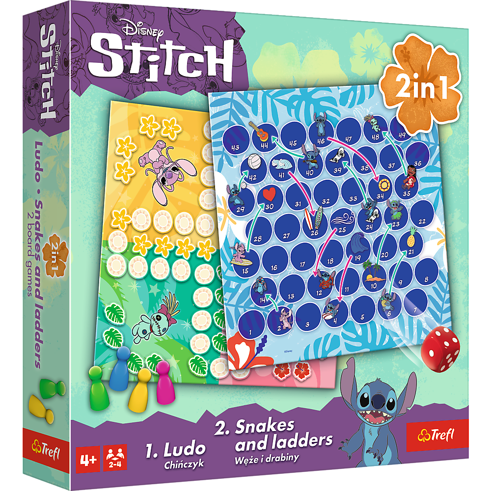 Trefl &bdquo;Lilo ja Stitch&ldquo;, 2 m&auml;ngu