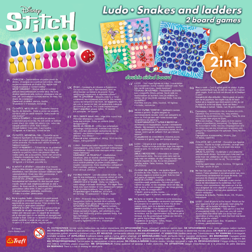 2 žaidimai „Lilo ir Stitch“ Trefl