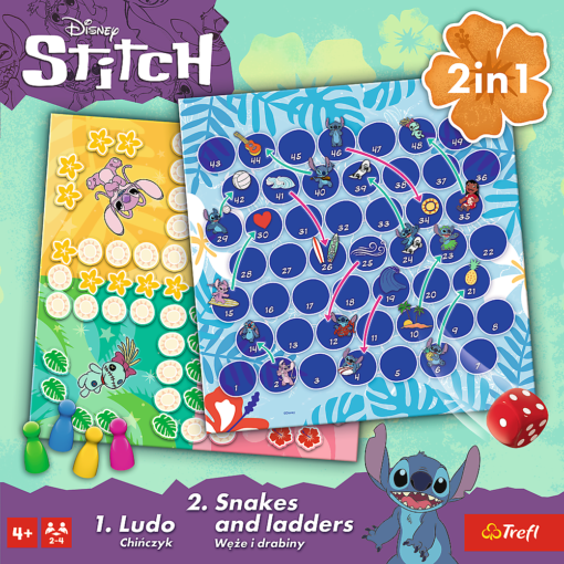 2 žaidimai „Lilo ir Stitch“ Trefl