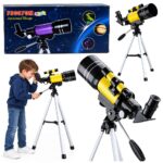 Astronominis teleskopas vaikams 70 mm