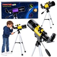 Astronominis teleskopas vaikams 70 mm