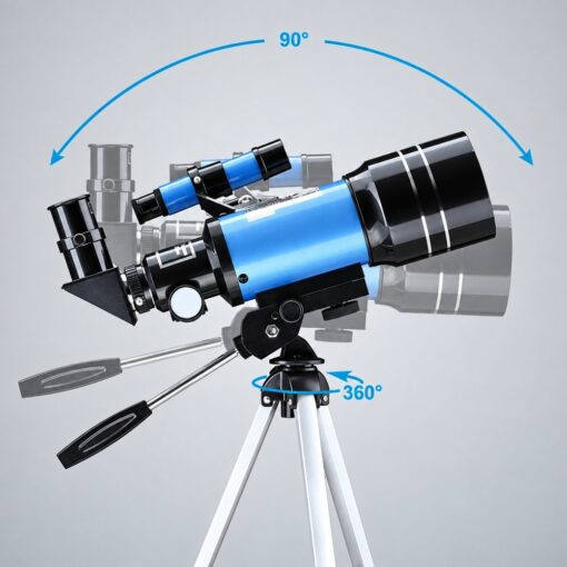 Astronominis teleskopas vaikams 70 mm