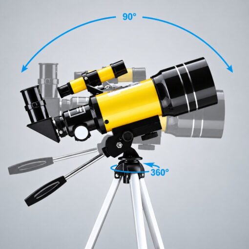 Astronominis teleskopas vaikams 70 mm