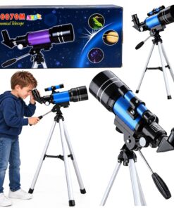 Astronominis teleskopas vaikams 70 mm