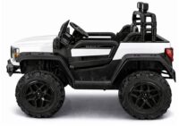 Baltas 4×4 akumuliatorinis automobilis vaikams