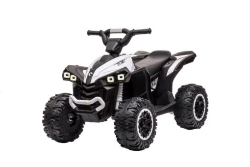 Baltas akumuliatorinis automobilis HL568 vaikams