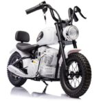 Baltas akumuliatorinis motociklas A9902