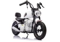 Baltas akumuliatorinis motociklas A9902