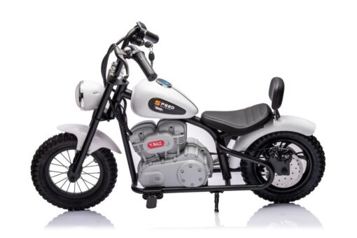 Baltas akumuliatorinis motociklas A9902