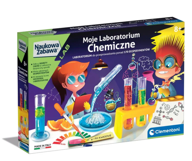 Clementoni chemijos laboratorija 150 eksperimentų Clementoni chemijos laboratorija 150 eksperimentų