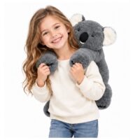 Didelė pliušinė koala su ilgomis rankomis