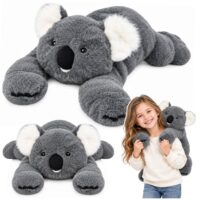 Didelė pliušinė koala su ilgomis rankomis