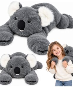 Didelė pliušinė koala su ilgomis rankomis