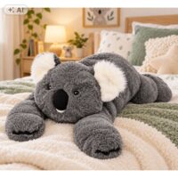 Didelė pliušinė koala su ilgomis rankomis