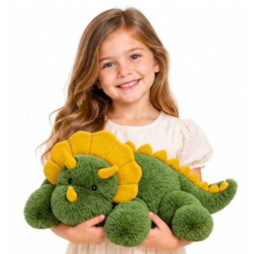Didelis žalias pliušinis dinozauras