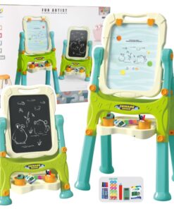 Dvipusė edukacinė lenta su priedais – 3in1