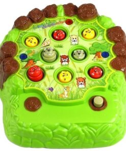 Elektroninis žaidimas „Whack a Mole“ su 2 plaktukais vaikams nuo 3 m.