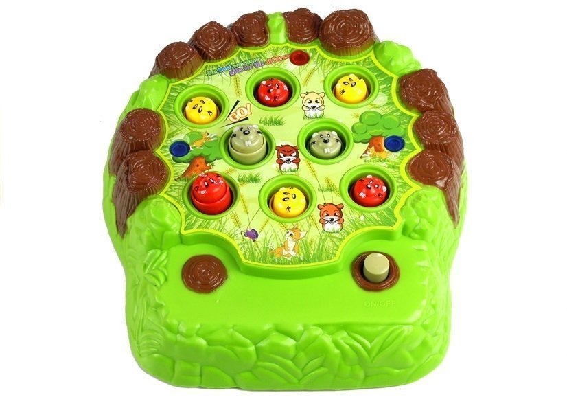 Elektroninis žaidimas „Whack a Mole“ su 2 plaktukais vaikams nuo 3 m.