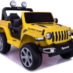 Geltonas FT-938 4×4 akumuliatorinis automobilis vaikams