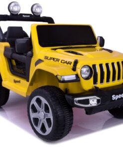 Geltonas FT-938 4×4 akumuliatorinis automobilis vaikams