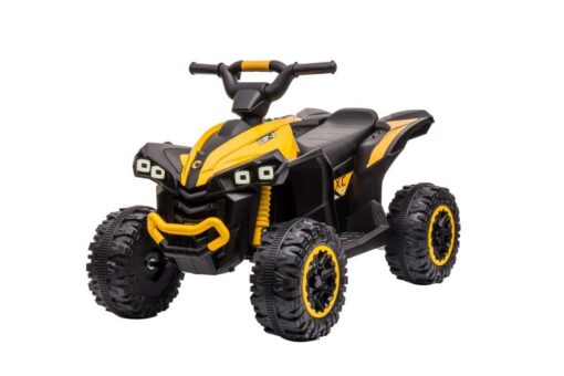 Geltonas akumuliatorinis automobilis HL568 vaikams