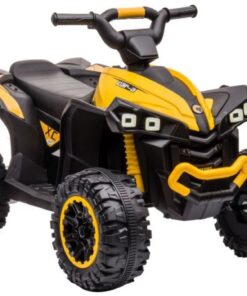 Geltonas akumuliatorinis automobilis HL568 vaikams