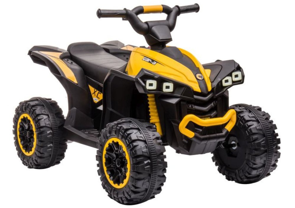Geltonas akumuliatorinis automobilis HL568 vaikams