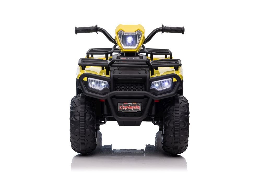 Geltonas akumuliatorinis automobilis JC915 vaikams