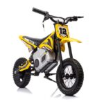 Geltonas akumuliatorinis motokroso motociklas A9901