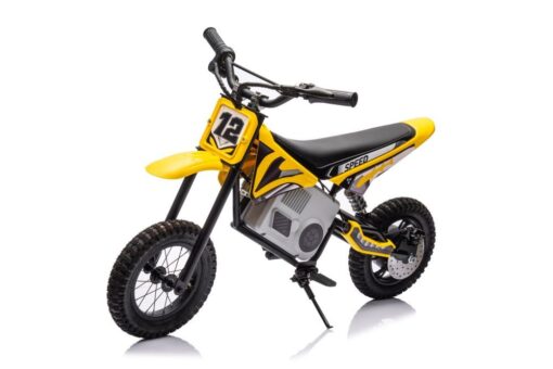 Geltonas akumuliatorinis motokroso motociklas A9901