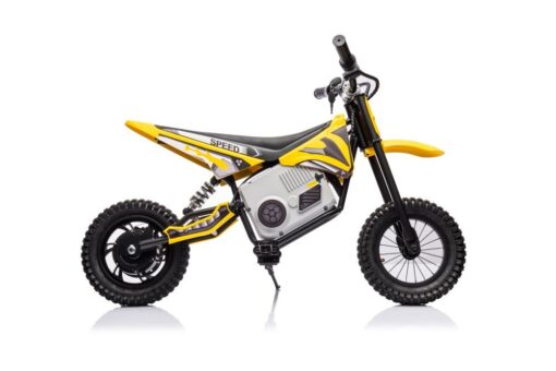 Geltonas akumuliatorinis motokroso motociklas A9901
