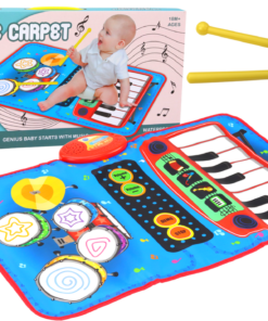 Interaktyvus muzikinis kilimėlis 2in1 „Būgnai ir pianinas“