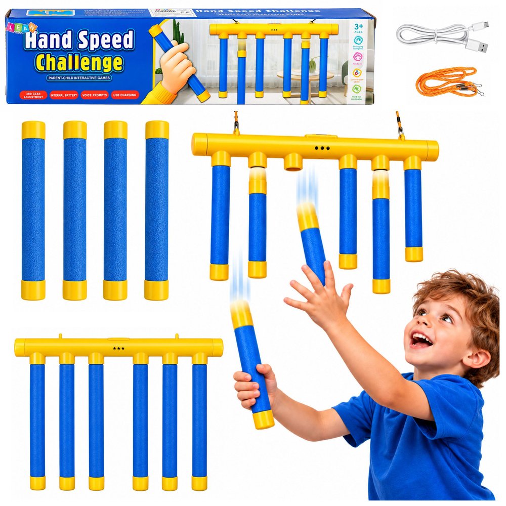Krintančių lazdelių žaidimas „Hand Speed Challenge“