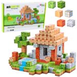 Magnetinis konstruktorius – 312 kubelių 3D statiniams kurti
